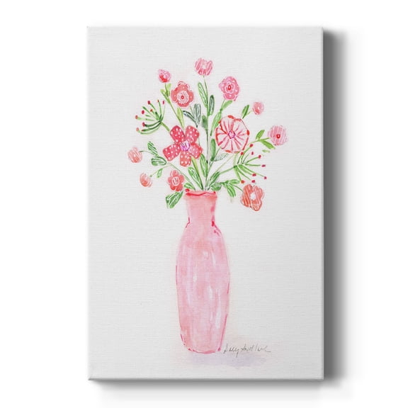 Boho Pinwheel Bouquet II Premium Gallery Wrapped Canvas - Ready to Hang