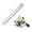 Silver, variant on 1M / 1.4M Pocket Collapsible Fishing Rod Reel Combo Mini Pen Fishing Pole Kit Te