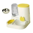 thumbnail image 5 of CarpNettore Automatic Cat Feeder and Water Dispenser Automatic Pet Feeder for Small Dogs yellow, 5 of 9