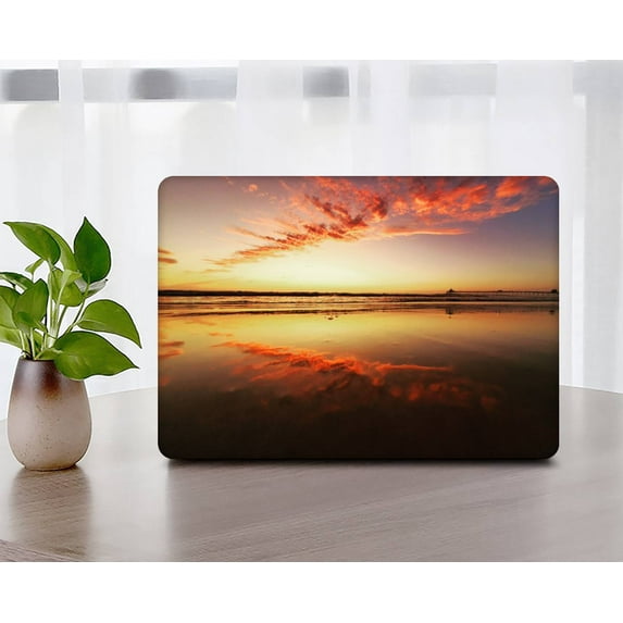 Hard Case Shell Cover Compatible with MacBook Pro 13" 2022 - 2016 A2338 M1&A2289&A2251&A2159&A1989&A1706&A1708 Cable Tie, Red series 0296