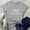 Grey, variant on Graphic Tees for Women T-Shirts Women Casual Letter Print Short Sleeve Round Neck Shirt Loose Tops for Everyday Wear and Easy Styling Gray XL