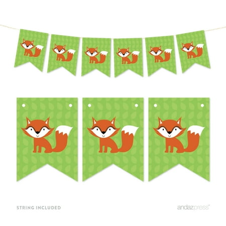 Pennant Party Banner Fox