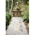 thumbnail image 3 of Bliss Rugs Floral Indoor Outdoor Rug Water Resistant Runner Rug for Patio, Hallway, Entryway, Deck, Gray ,2' x 8', 3 of 7