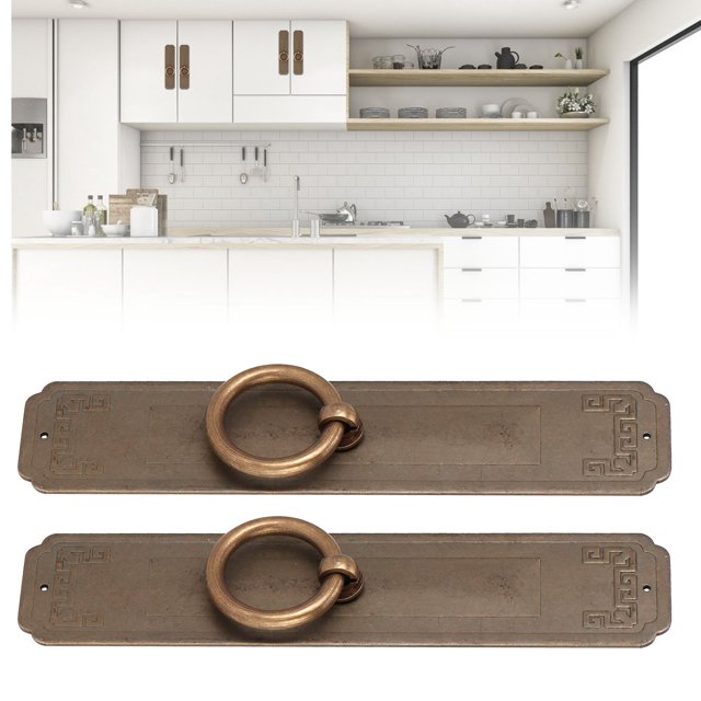 2 Sets Retro Style Copper Cabinet Handle, Durable, Complete Accessories for Cabinets, Dressing Tables, Wardrobes