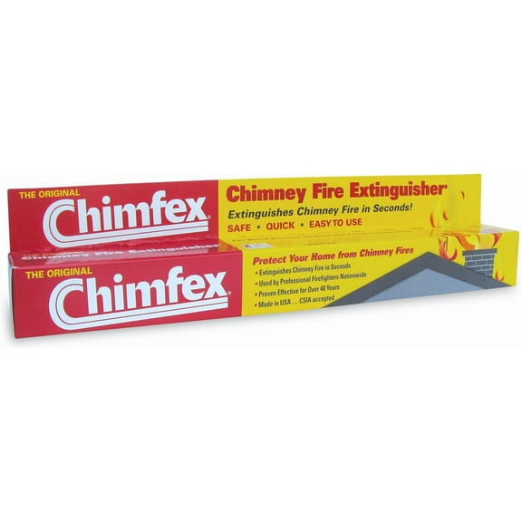 by Orion Safety Products - CSIA Approved Chimney Fire Suppressant - Safe, Quick and Easy - Stops Chimney Fires in Homes in Under 22 Seconds