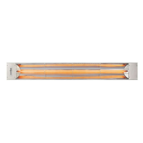 Eurofase Heating - 3000 Watt Single Element 61 Inch Electric Patio Heater-240 Voltage-Stainless Steel Finish-No Fascia Decorative Fascia