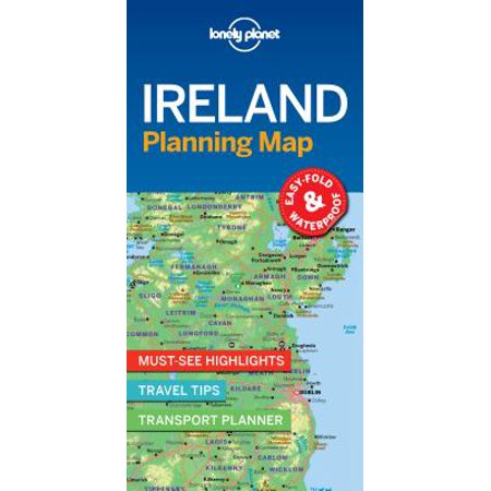 Travel guide: lonely planet ireland planning map - folded map: