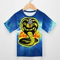 thumbnail image 4 of Cobra Kai T-Shirts for Boys Girls, Kids 3D Print Short Sleeve, Unisex Crew Neck Tee Shirts for Youth, 4 of 9