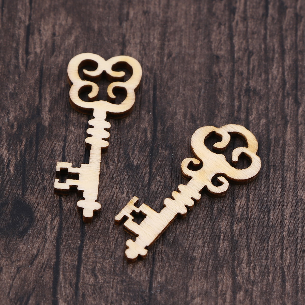 Victorian Wooden Keys Embellishments For Crafts, Scrapbooks, Weddings &  Home Decor From Totwo10, $7.3