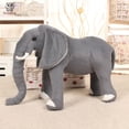 thumbnail image 1 of Children Plush Stuffed Toy Simulation Elephant Kids Christmas Birthday Gift, 1 of 6