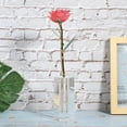 thumbnail image 5 of Transparent Rectangular Rose Flower Base Acrylic Display Stand Home Room Decoration Ornament, 5 of 5