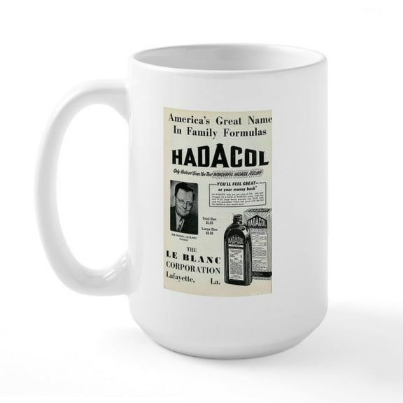 CafePress - Hadacol Large Mug - 15 oz Ceramic Large White Novelty Mug