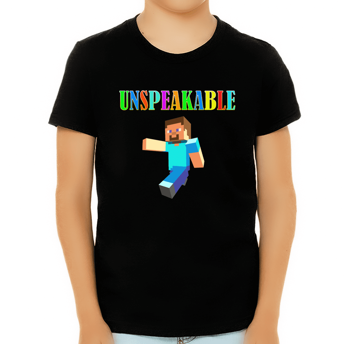 Fire Fit Designs - UNSPEAKABLE Shirt - Unspeakable Merch for Boys, Kids,  Youth &amp; Teens - Minecraft Shirt for Kids - Walmart.com - Walmart.com