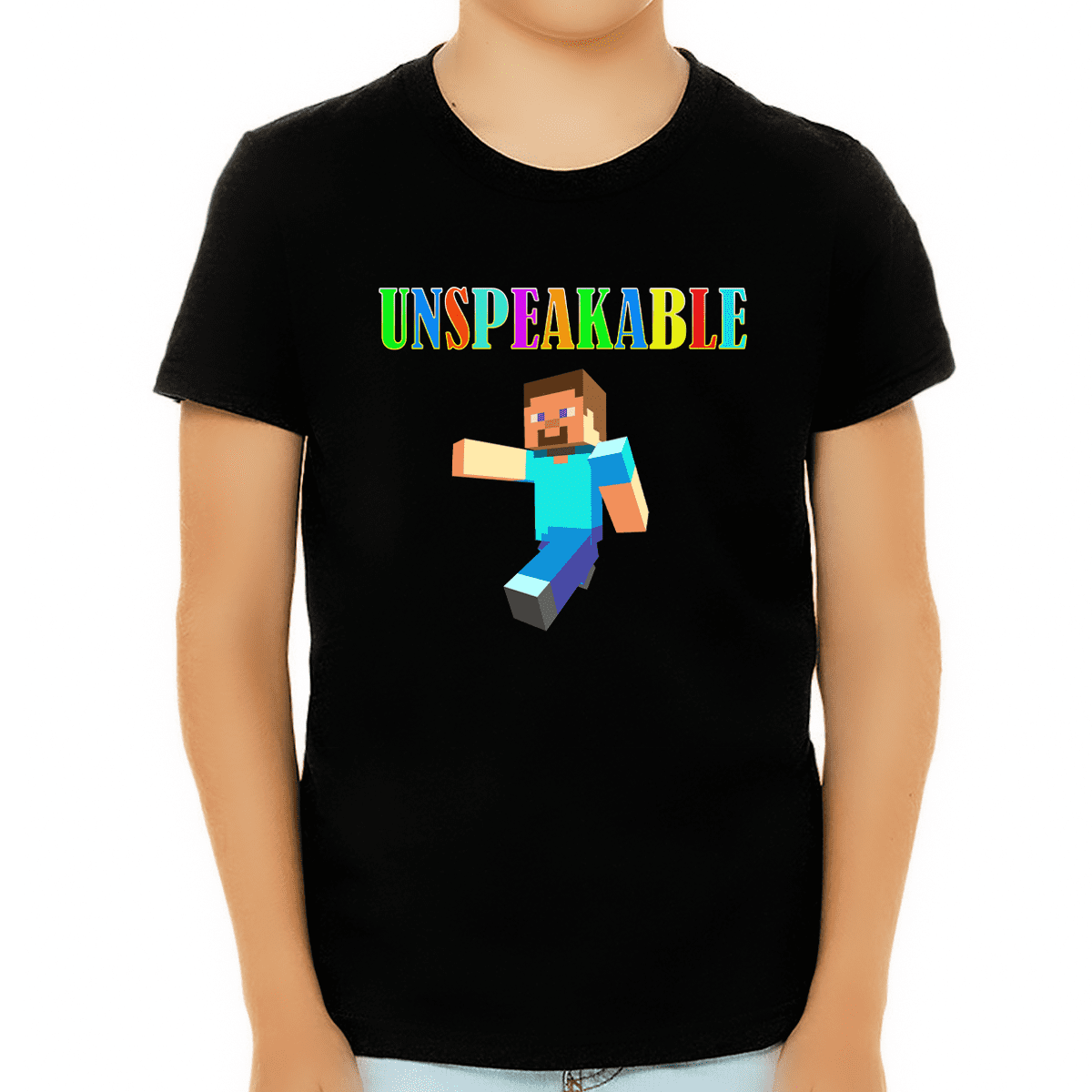 Fire Fit Designs Unspeakable Shirt Unspeakable Merch For Boys Kids Youth Amp Teens Minecraft Shirt For Kids Walmart Com Walmart Com