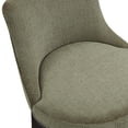 thumbnail image 5 of Lucia Modern Wood Upholstered Chenille Barstool in Leaf Green, 5 of 9
