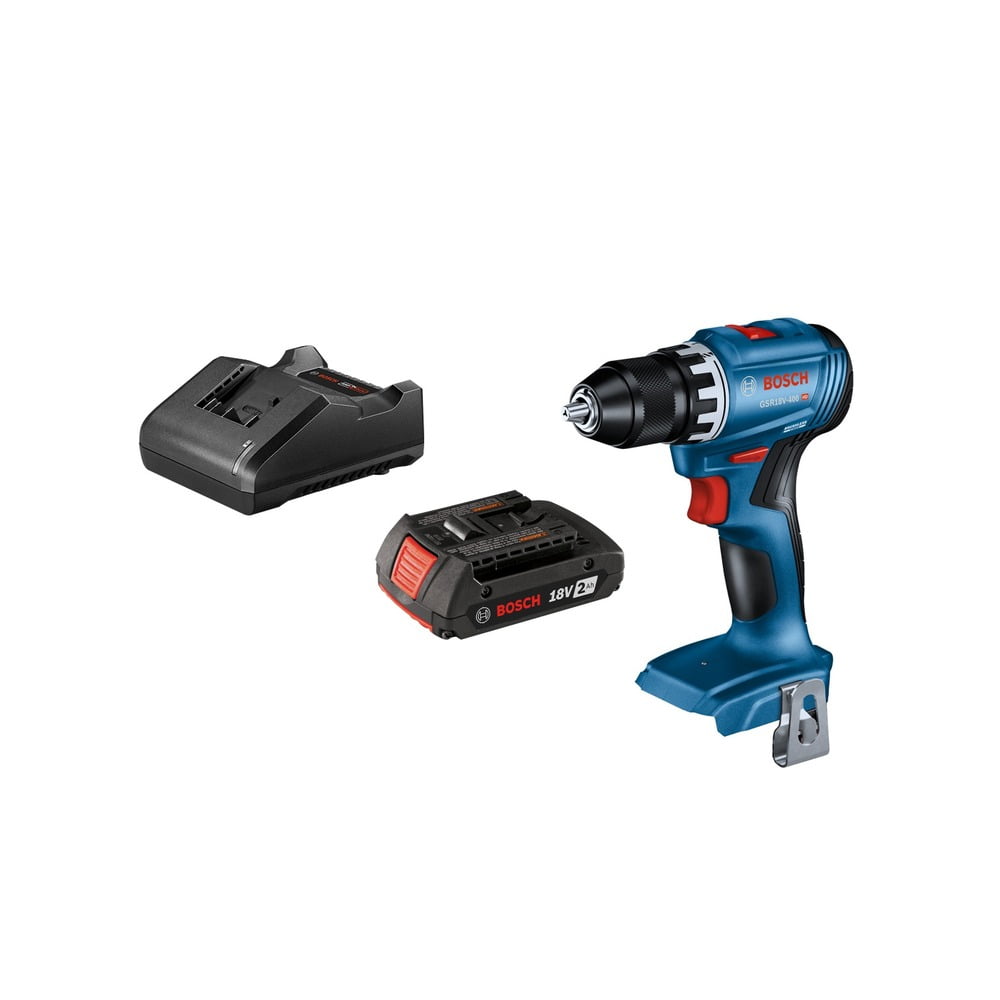 Restored Bosch 18V Long Runtime Compact Brushless 1/2-Inch Drill/Driver Kit (Refurbished)