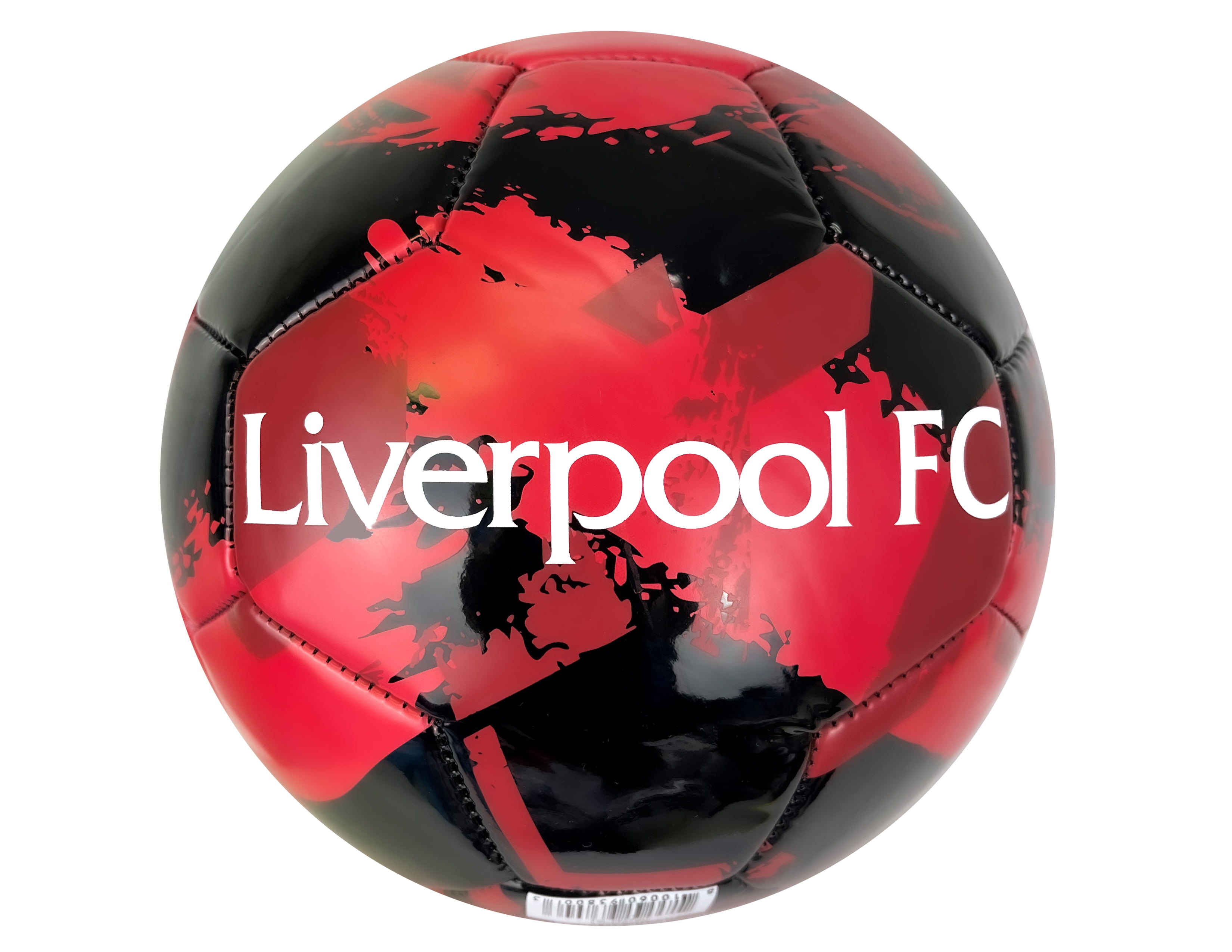 Icon Sports Liverpool FC Paintstroke Soccer Ball, Red/Black, Size 4