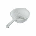 thumbnail image 1 of Colander With Handle For Washing Fruits And Vegetables Compact Kitchen Drain Strainer For Food And Easy To Store For Home Use And Dark Blue White, 1 of 4