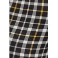thumbnail image 4 of Plus Size Tummy Control Sculpting Treggings - Black, Mustard Plaid, 4 of 4