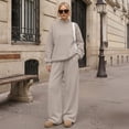 thumbnail image 5 of SUNBS Lounge Sets for Women 2 Piece Sweatsuits Mock Neck Sweatshirt Outfits for Women Fall Oversized Loungewear Sweatpants, 5 of 9