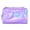 6-Purple, variant on Ongmies Makeup Bag Clearance Colorful Stationery Pen Pencil Case Cosmetic Bag Travel Makeup Bag High Capacity Tools Silver