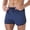 Navy, variant on Three Quarter Running Shorts for Men Featuring Quick Drying Material and Secure Zipper Pockets Ideal for Fitness and Athletic Performance L Size Khaki