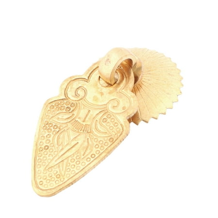 Golden Metal Hardware Uxcell Metal Retro Style Hardware Drawer Cupboard Ring Door Pull Handle Knob Gold Tone ()