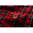 thumbnail image 5 of SSLR Youth Big Boys Flannel Shirts Casual Long Sleeve Button Down Plaid Shirts with Pocket, 5 of 8