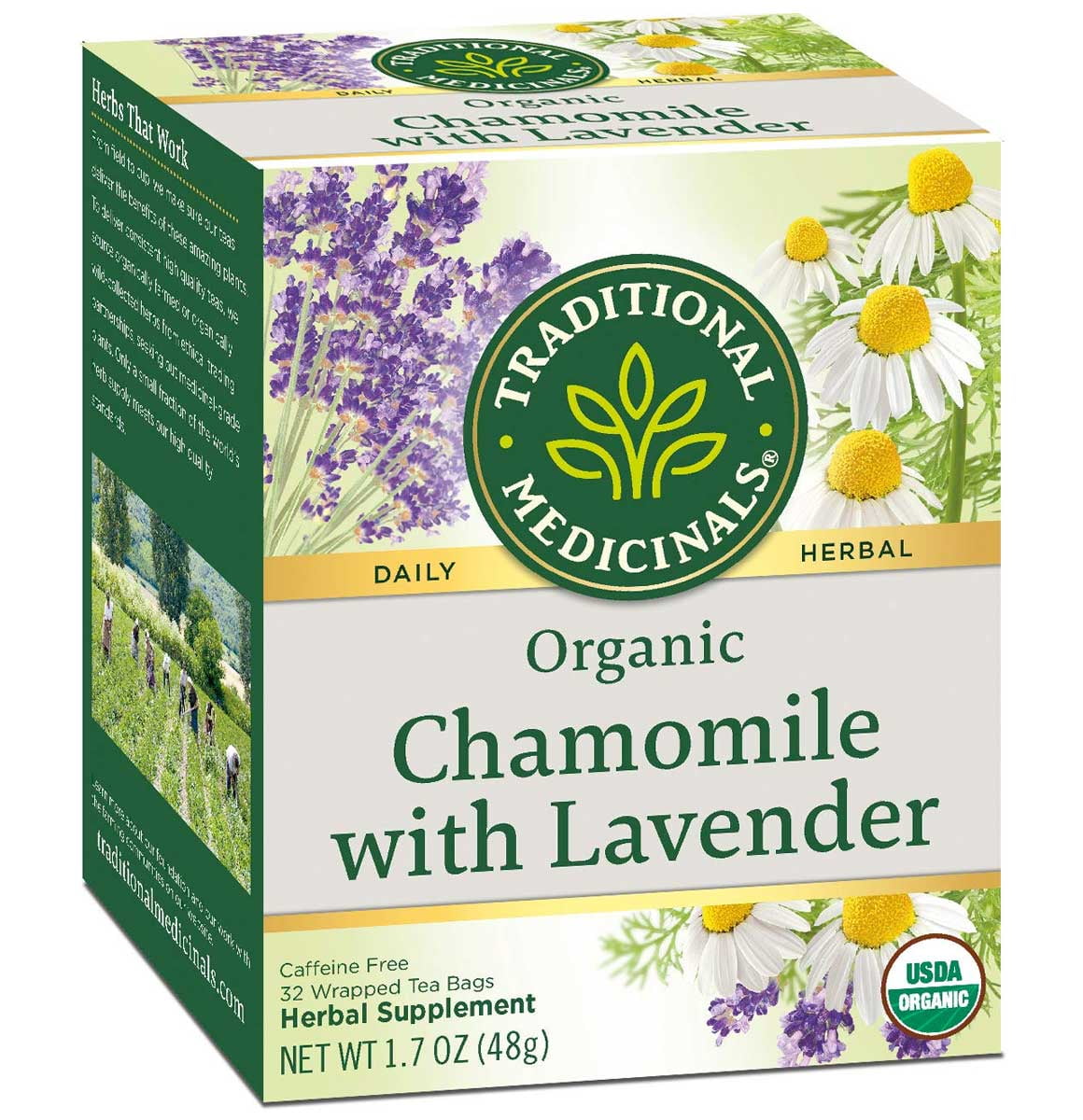 Traditional Medicinals Chamomile with Lavender Tea, 32 Tea Bags