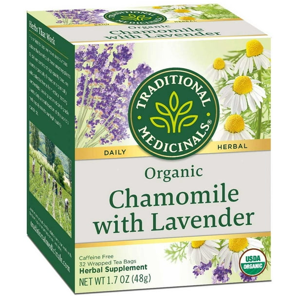 Traditional Medicinals Chamomile with Lavender Tea, 32 Tea Bags