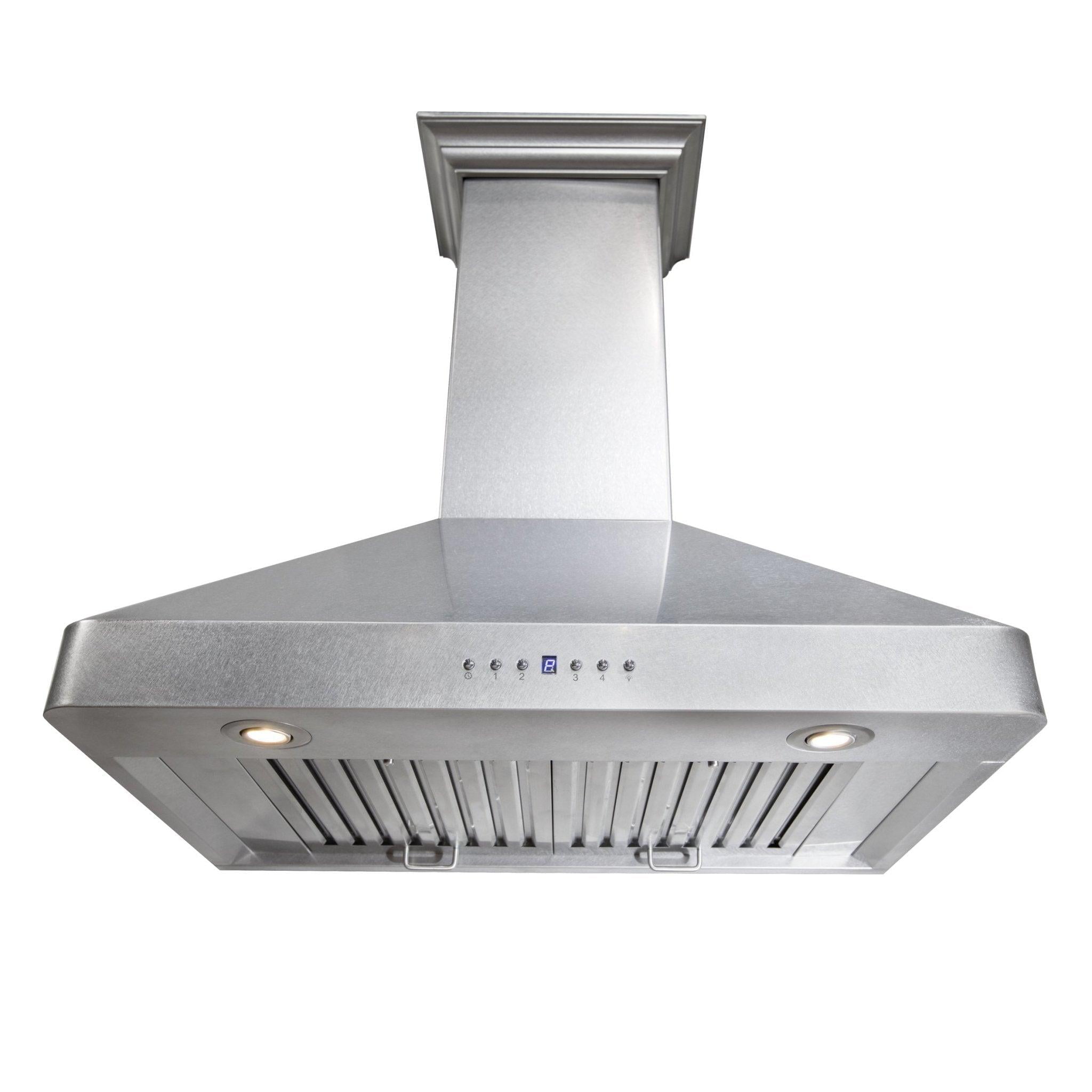 ZLINE 36 in. Wall Mount Range Hood in DuraSnow Stainless Steel (8KF2S-36)