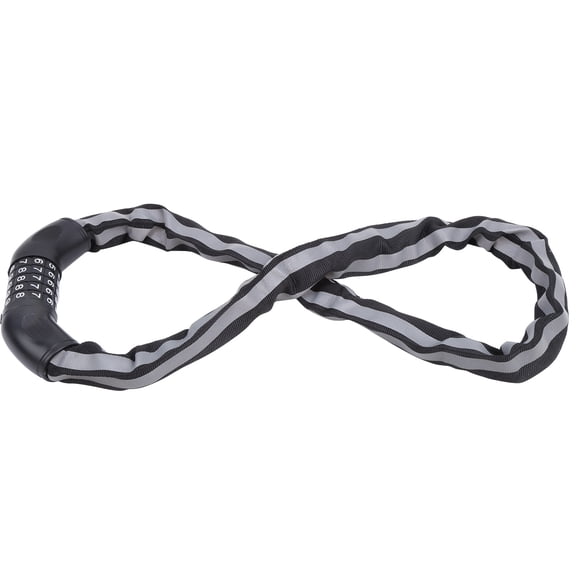 Cadenas de Câble de Vélo, 38.2 Pouces en Acier Allié Anti-Oxydation Code de Câble de Vélo, Mot de Passe à 5 Chiffres pour Porte de Tondeuse Échelle