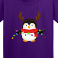 thumbnail image 4 of Inktastic Penguin Xmas Youth T-Shirt, 4 of 5