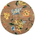 thumbnail image 4 of SAFAVIEH Soho Colin Floral Wool Runner Rug, Brown/Multi, 2'6" x 10', 4 of 10