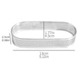 thumbnail image 2 of 6PCS Stainless Steel Oval Tart Rings for Baking Mousse Cheesecake Muffin Pie Dessert, 2 of 9