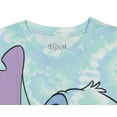 thumbnail image 3 of Disney Girls Lilo and Stitch Tie-Dye Stitch Smile Corner Kids T-Shirt, 3 of 4