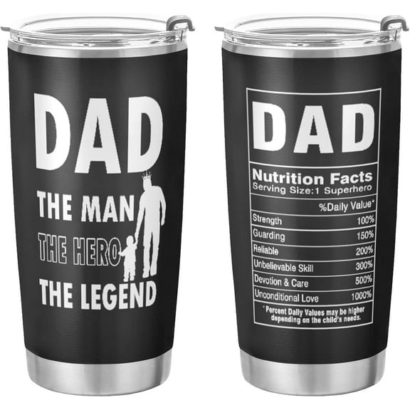 Gifts for Dad Fathers Day Gift Dad Gifts From Daughter Son Birthday Gifts for Dad 20oz Dad Tumbler Cup Travel Coffee Mug