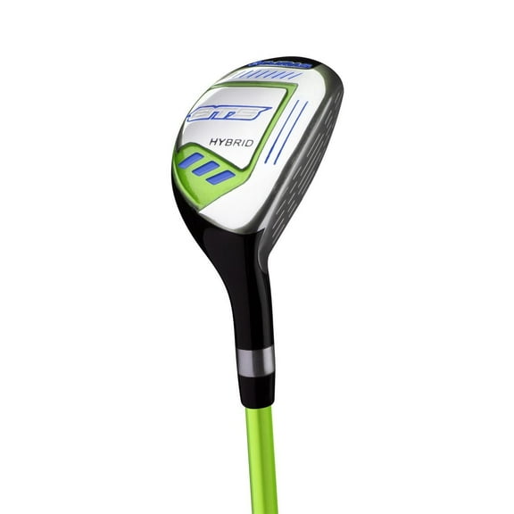 Orlimar ATS Junior Boys Hybrid Golf Club -Lime/Blue Ages 3-5 Kids, LH #5H 21* - Left-Handed