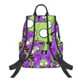 thumbnail image 3 of Invader Zim Backpack Student School Bag Bookbag Satchel Lightweight Unisex Daypack Knapsack Rucksack, 3 of 8