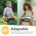 thumbnail image 3 of Nuby Portable Potty and Toilet Training Seat with Disposable Bags and Travel Bag, Gray/White, 3 of 13
