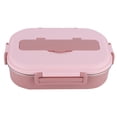 thumbnail image 2 of Bento Lunch Box, Non- 300ml Soup Bowl Capacity Dinnerware Lunch Box, Food Storage Container For Classroom Lunches Canteens Family Meals Office Meals 4-Grid Lunch Box With Soup, 2 of 8