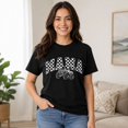 thumbnail image 6 of Monster Truck Mama T-Shirt, Checkered MAMA Graphic Tee, Trendy Truck Lover Mom Shirt, Birthday Gift for Her, 6 of 9