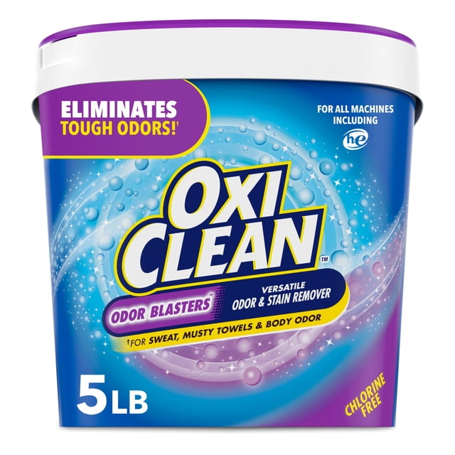Quitamanchas en polvo OxiClean, eliminadores de olores, 2,27 kg