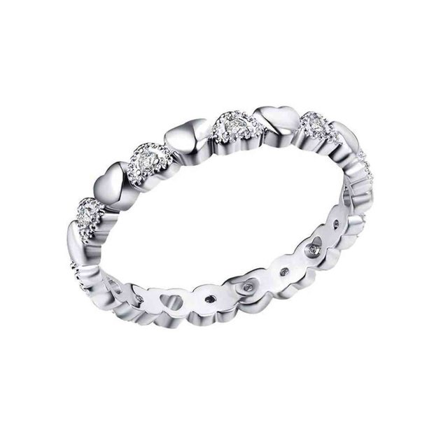 Gorgeous Creative Round Love Diamonds Confession Ladies Ring Jewelry, Heart-to-Heart Patten Bests Gift para Confesión Compromiso Boda Wmkox8yi sjalhkljlk1922
