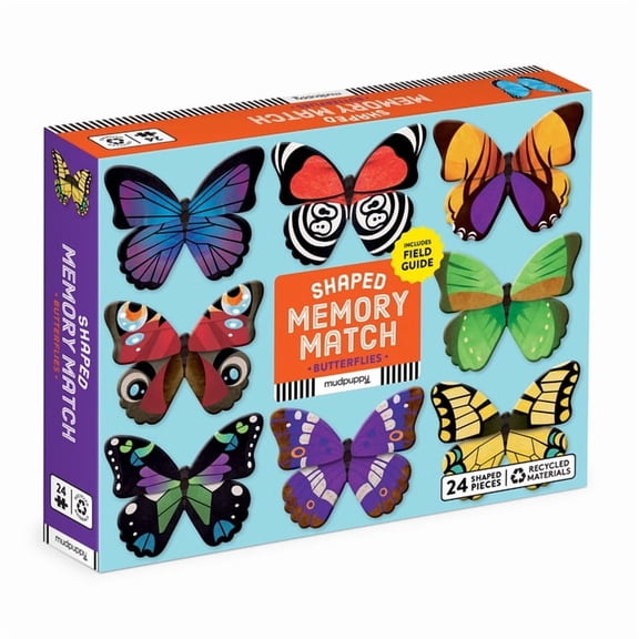 Butterflies Shaped Memory Match Game by Mudpuppy