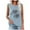 Blue, variant on Linen‑Blend Loose Short Shell Top Lightweight Breathable Cotton‑Linen Relaxed Hem Casual Layering Piece Versatile For Spring Summer Work Weekend And Travel, Tunic Top Gray L