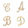 thumbnail image 4 of K-KED Fashion Crystal Letter Brooch Initial Lapel Pin Rhinestone 26 English Letters-G, 4 of 8