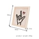 thumbnail image 5 of Te amo lenguaje de señas marco de fotos de madera amor gesto símbolo decoración hogar pared decoraci Abanopi Marco de la foto, 5 of 5