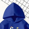 thumbnail image 6 of KPOPLK Toddler Baby Girl Boy Clothes Long Sleeve Hoodie Zip Sweatshirts Pullover Tops+Casual Pants Set Fall Winter(18-24 Months,Blue), 6 of 7