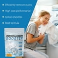 thumbnail image 4 of YOPTOP Enzyme Laundry Booster Odor Remover - Unscented Enzymatic Clothes Stain Cleaner Powder  Natural Deodorizer with Bio Active Enzymes  Detergent Additive Eliminator for Sweat  Oil  B, 4 of 5